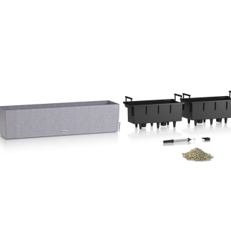  Lechuza Balconera Stone planter 50 | 80 white quartz - 4