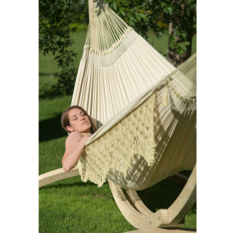  La Siesta Bossanova champagne kingsize hammock - 8