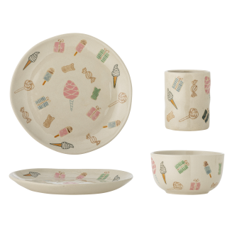 Zestaw porcelany dla dziecka Bloomingville Mini Sweets 3 szt. | SZYBKA WYSYŁKA 24H | BESTSELLER - 2