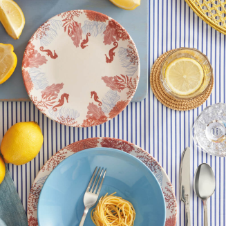  Dinner service for 6 people Rose&Tulipani Seabed - 2
