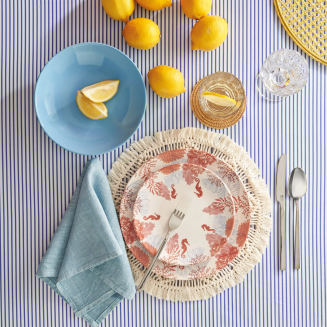  Dinner service for 6 people Rose&Tulipani Seabed - 5