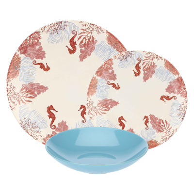  Dinner service for 6 people Rose&Tulipani Seabed