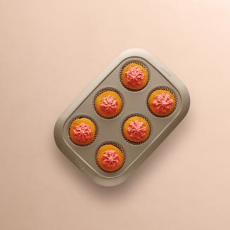 BergHOFF | Forma ze stali węglowej do babeczek 6 otworów Balance 6.5x2.5 cm - 2