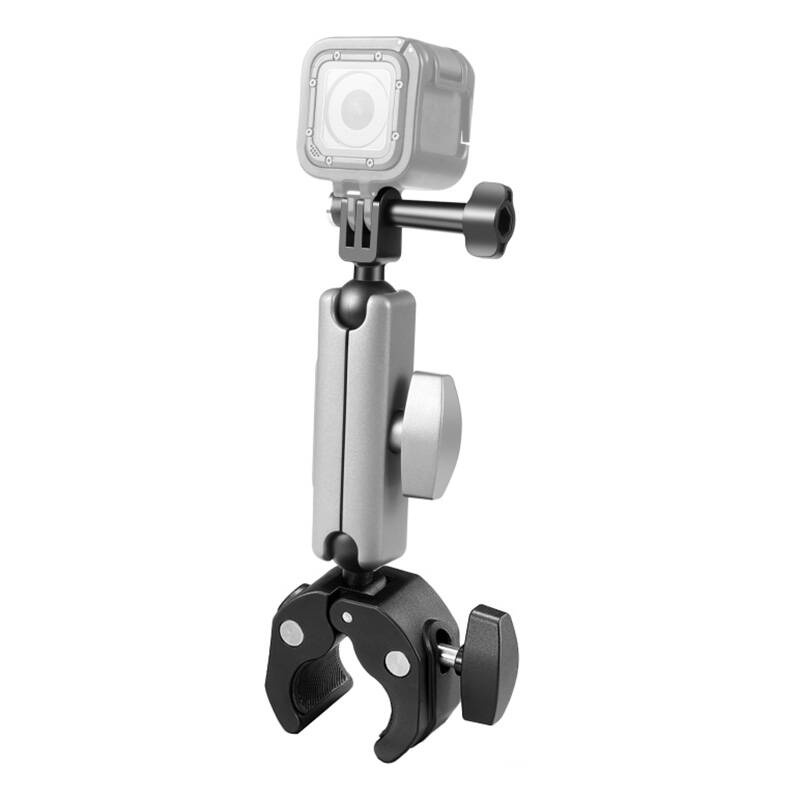 Uchwyt motocyklowy PULUZ do kamer sportowych (DJI, GoPro, Insta360) (czarny)