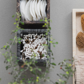 Pojemnik łazienkowy Mette Ditmer Denmark Marble Cube Brown | BESTSELLER | SZYBKA WYSYŁKA 24H - 3