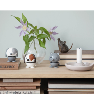 Figurine Hoptimist Dog S White - 4