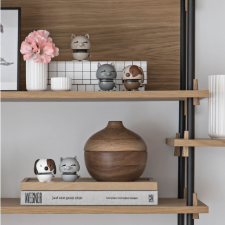 Figurine Hoptimist Dog S White - 2