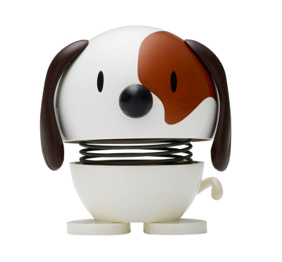 Figurine Hoptimist Dog S White