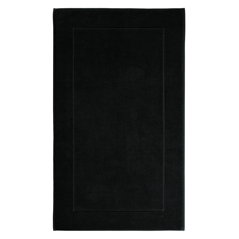  Aquanova London Black bathroom rug 60x100 cm