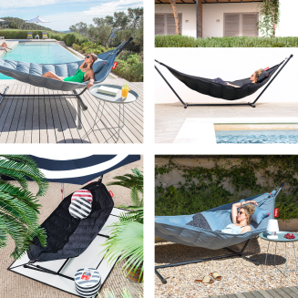  Fatboy Headdemock Superb Seafoam hammock with stand black - 7