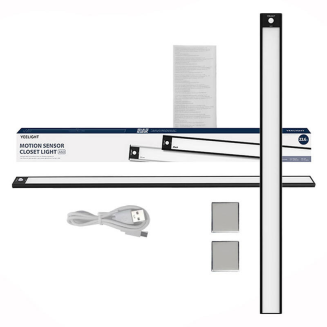 Lampka do szafy z czujnikiem ruchu Yeelight Closet Light 60cm (Czarna) 4000K - 6