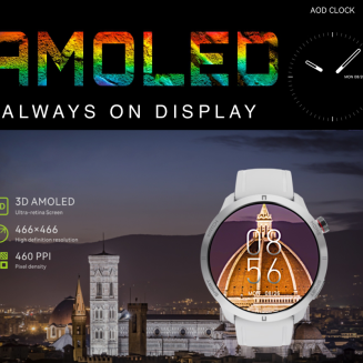 Smartwatch Damski RUBICON RNCF14 Rose Gold/White SMARUB251 - 6