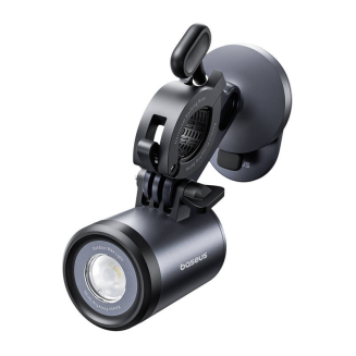 Uchwyt rowerowy Baseus PrimeTrip 2 w 1, uchwyt na telefon + latarka (czarny) - 5