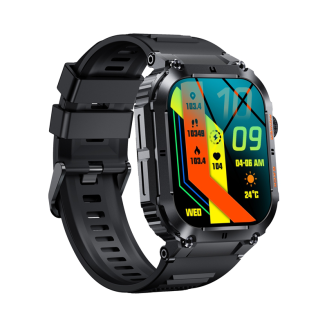 Smartwatch VELTORI VT200-1 Czarny Pasek Silikonowy - 5