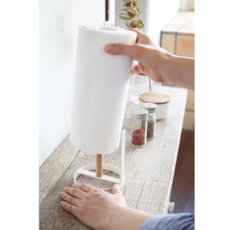  Yamazaki Tosca kitchen towel holder white - 4