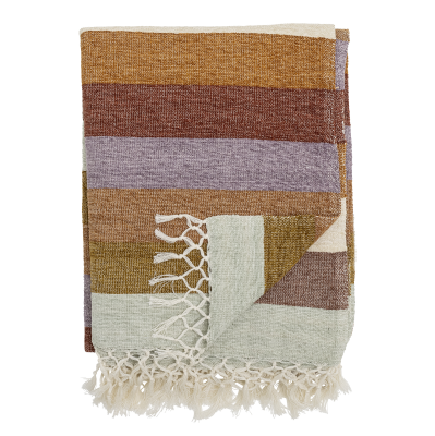  Bloomingville Lucilla Purple plaid 125x150 cm