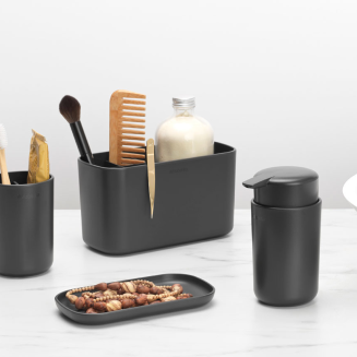  Brabantia ReNew Dark Gray toothbrush cup - 9