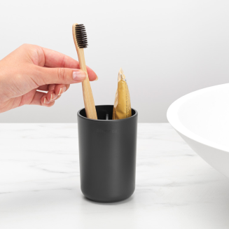  Brabantia ReNew Dark Gray toothbrush cup - 4