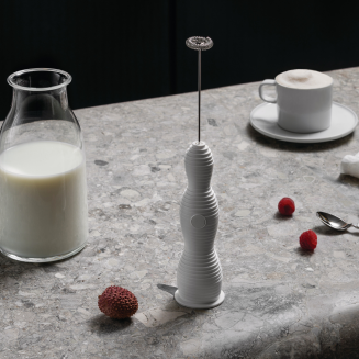 Alessi Pulcina white milk frother - 3