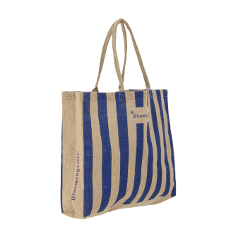  Bloomingville Bergamo Blue Jute bag - 3