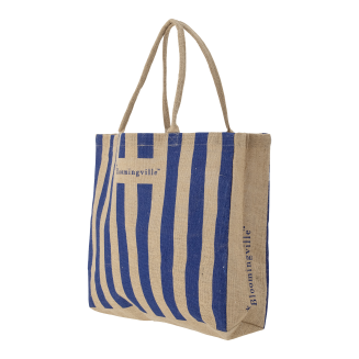  Bloomingville Bergamo Blue Jute bag - 2