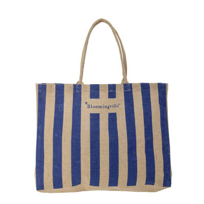  Bloomingville Bergamo Blue Jute bag