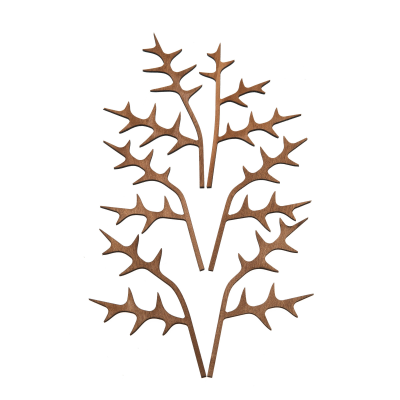 Leaves for the Alessi 5 Seasons Ohhh fragrance diffuser