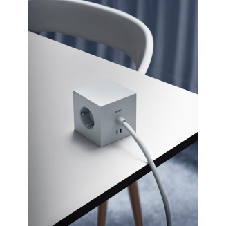 Listwa zasilająca Avolt Square 1 z podwójnym USB-C 30 W i magnetyczną podstawą 1.8 m szara - 5