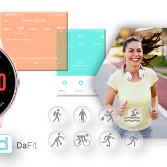 Smartwatch GIEWONT Różowy GW120-1 - 4