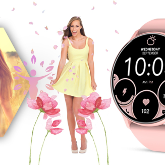 Smartwatch GIEWONT Różowy GW120-1 - 8