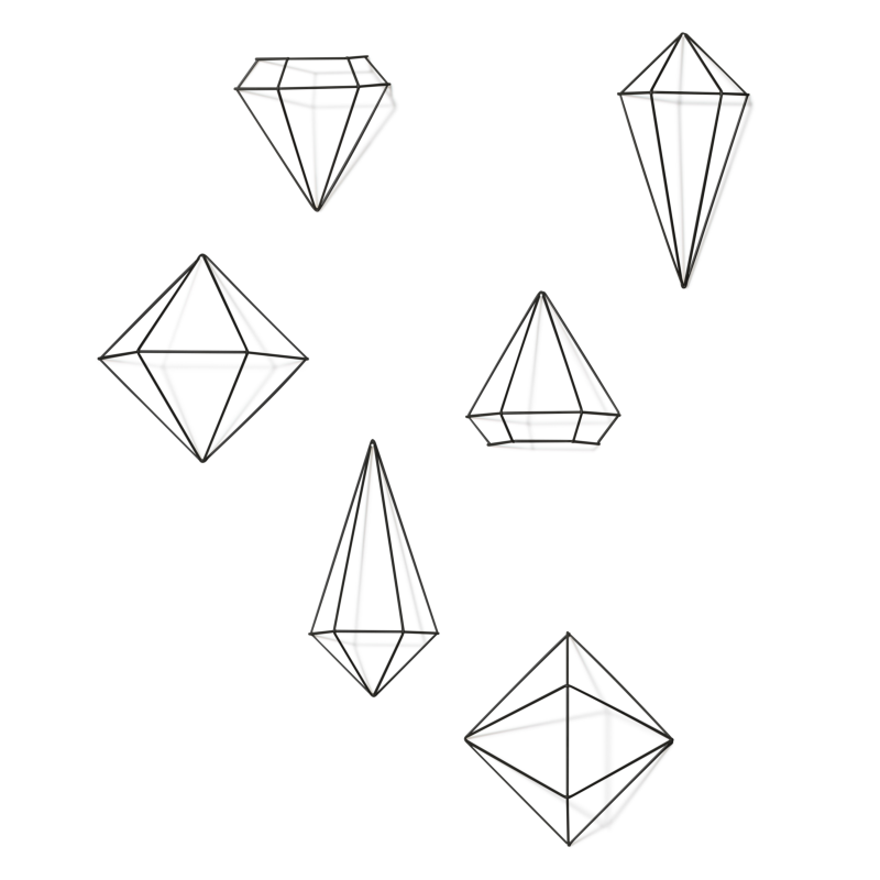  Umbra Wall Décor Prisma Black wall decoration