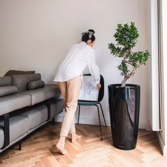  Lechuza Rondo Premium 32 flowerpot | 40 gloss black - 7