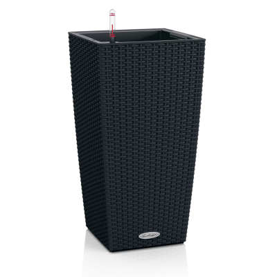  Lechuza Cubico Cottage 30 planter | 40 graphite black
