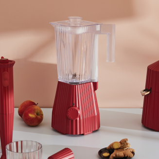 Alessi Plisse hand blender red - 3