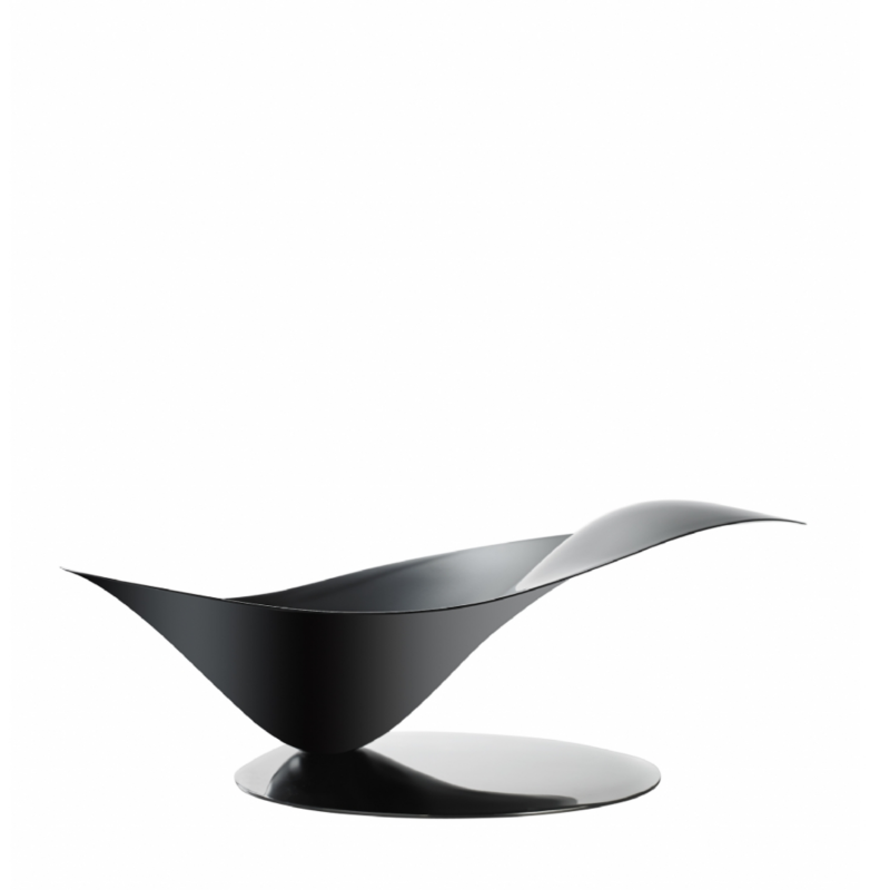  Casa Bugatti Petalo fruit bowl, black