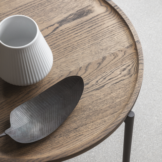  Eva Solo Savoye Smoked Oak table ø 60 cm - 4