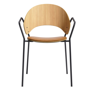  Eva Solo Dosina oiled oak & cognac leather armchair - 6