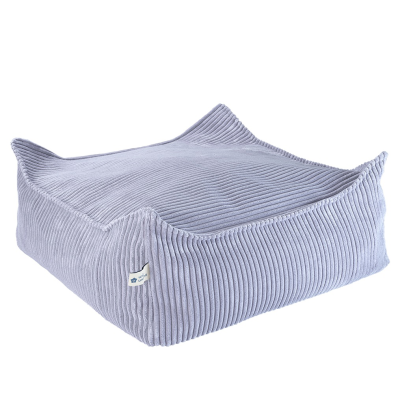  Wigiwama Square Ottoman Blueberry Blue Children's Pouf