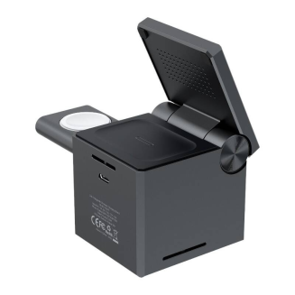 Ładowarka indukcyjna Choetech T632-F 3w1 15W (czarna) - 3