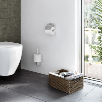 Zack Atore toilet paper holder with flap, matt - 3