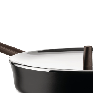 Alessi Edo frying pan, black, 28 cm - 2