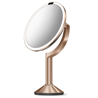  Simplehuman Trio 1x illuminated sensor mirror | 5x | 10x rose gold - 2