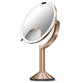  Simplehuman Trio 1x illuminated sensor mirror | 5x | 10x rose gold - 3