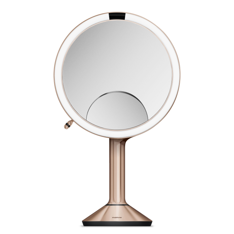  Simplehuman Trio 1x illuminated sensor mirror | 5x | 10x rose gold