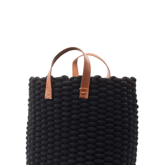  Aquanova Rudon Black laundry basket 55 cm - 2