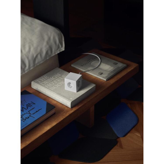 Listwa zasilająca Avolt Square 1 z podwójnym USB-C 30 W i podstawą magnetyczną 3 m opalizująca biel - 12