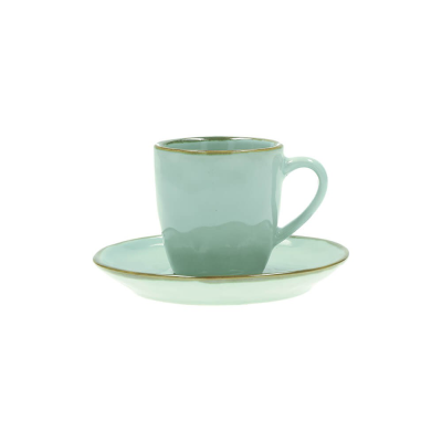  Rose&Tulipani | Set of 6 Concerto Verde Acqua espresso cups - Mint, 90 ml