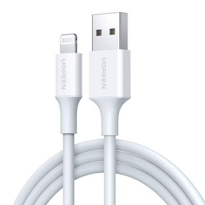 Kabel UGREEN US155 USB-A-Lightning 1.5m (biały)