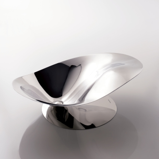  Casa Bugatti Petalo fruit bowl, chrome - 2