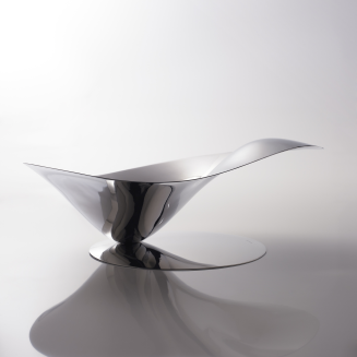  Casa Bugatti Petalo fruit bowl, chrome - 3